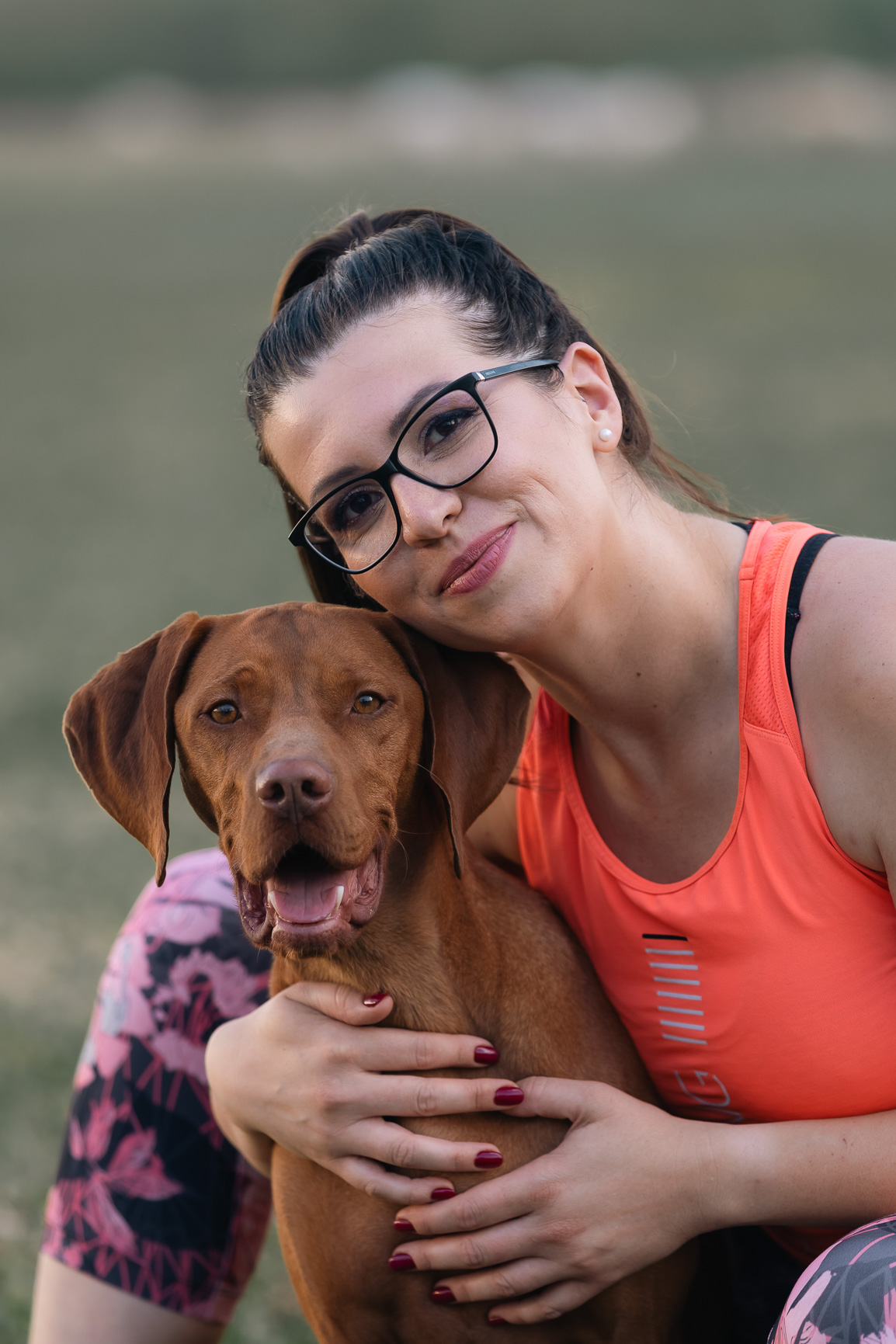 Lifesytle fotózás házi kedvenccel a szabadban