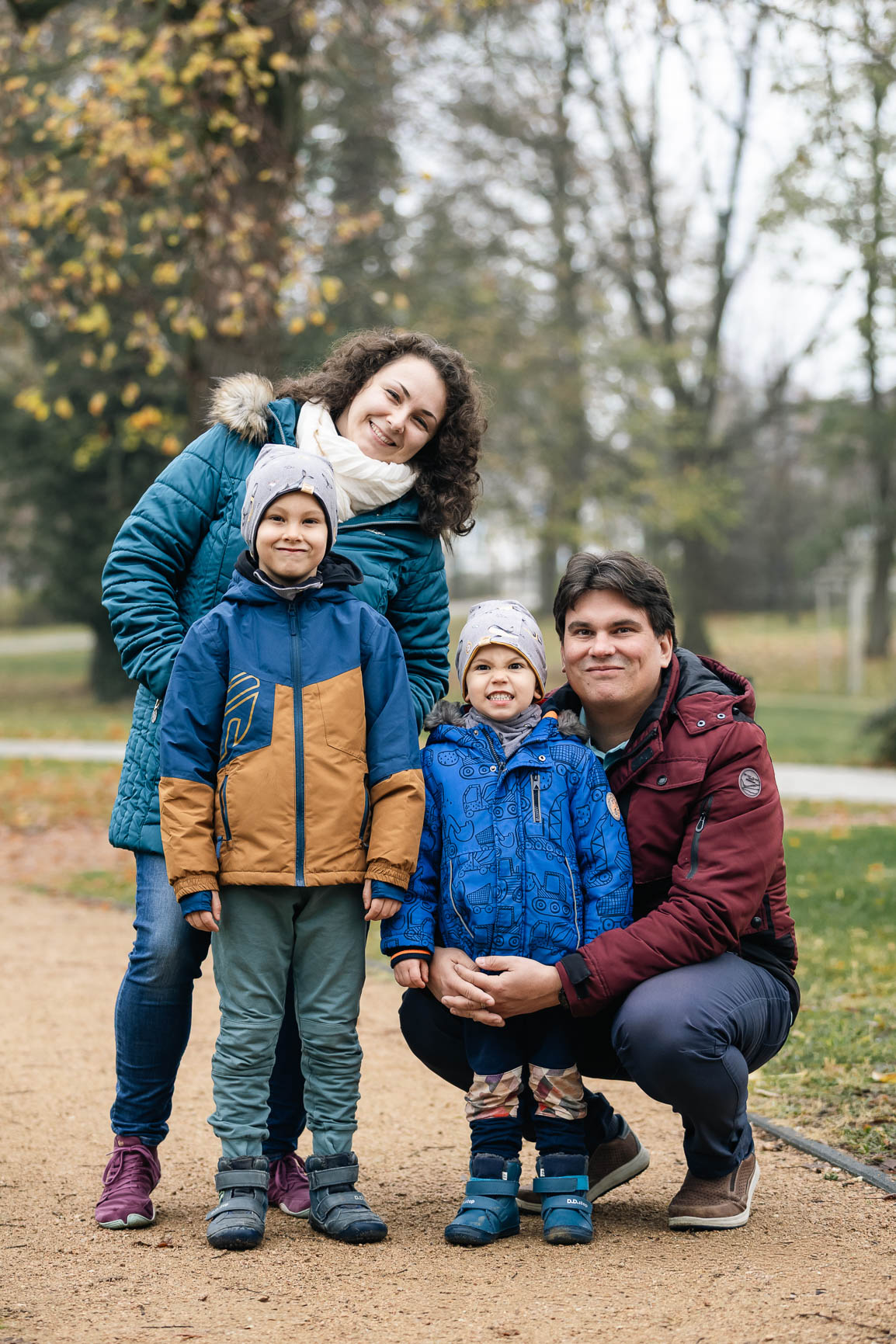 természetben készült profi családi fotók a családi
albumba
